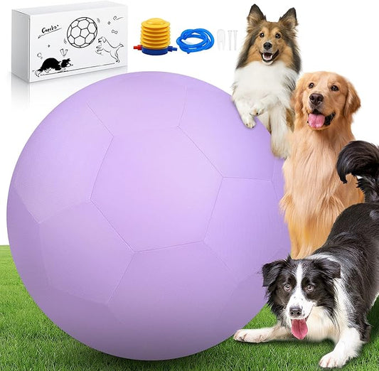 25" Herding Ball Set for Dogs and Horses, Durable Waterproof Dog Toy, Dual-Layer Large Interactive Pet Play Ball for Australian Shepherds, Cattle Dogs, Collies, and All Herding Breeds