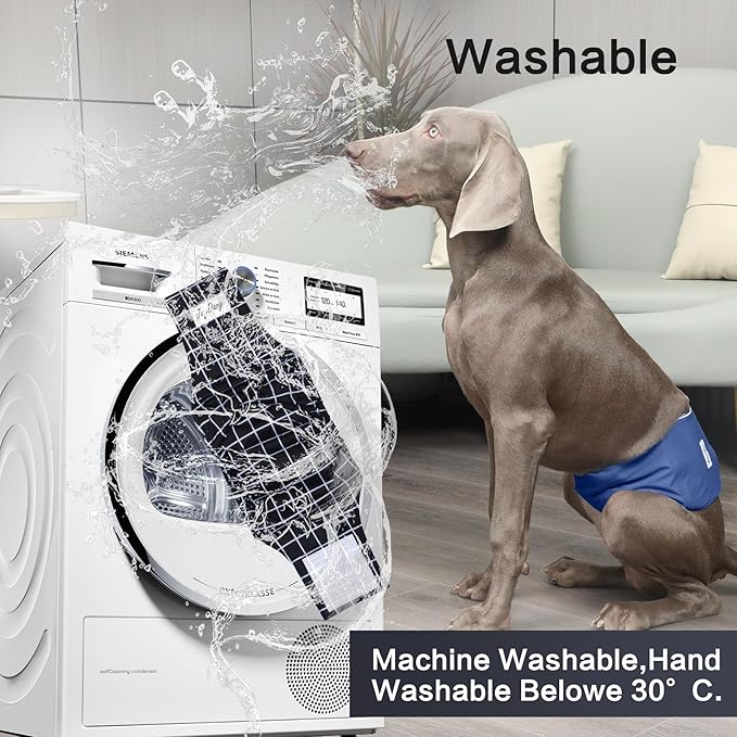 Reusable Dog Belly Bands for Male Dogs Diapers,5 Pack Premium Washable Dog Diapers Male Doggie Nappies Wrap,XL