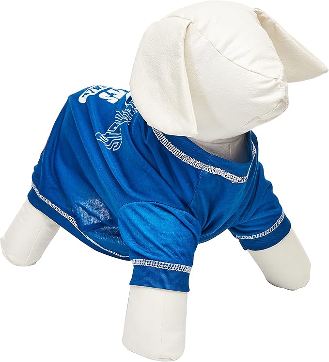 NFL Indianapolis Colts Dog T-Shirt for Pets, Size Medium. Officially Licensed Pet Shirt with Team Logo, Soft Stretchable Comfort Fit Apparel for Dogs & Cats