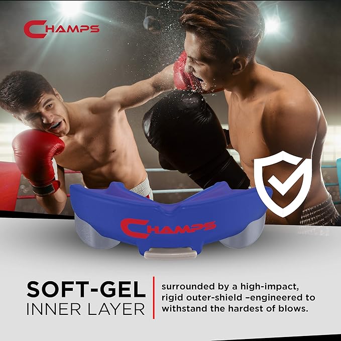 Breathable Mouthguard for Boxing, Jiu Jitsu, MMA, Muay Thai, Sports, and Wrestling. Easy Fit Boxing Mouthguard Super Tough MMA Mouthguard. Combat Sports Mouthpiece