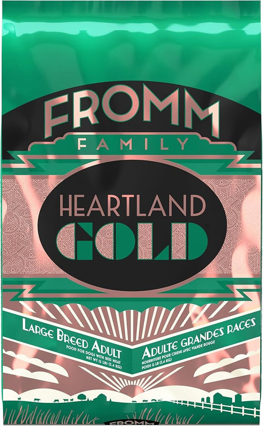Fromm Heartland Gold Large Breed Adult Dog Food - Dry Dog Food for Large & Giant Breeds - Beef Recipe - 12 lb