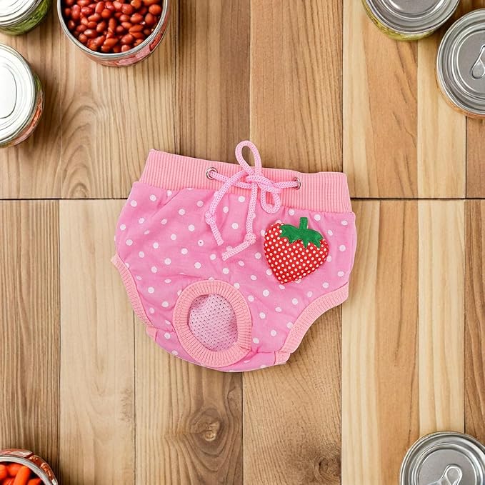 Pet Safety Pants for Dogs Cats Comfortable Cotton Sanitary Menstruation Diapers for Washable Dog Diapers and Pet Physiological Pants