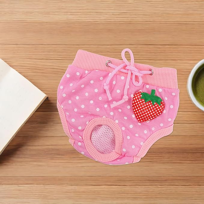 Pet Safety Pants for Dogs Cats Comfortable Cotton Sanitary Menstruation Diapers for Washable Dog Diapers and Pet Physiological Pants
