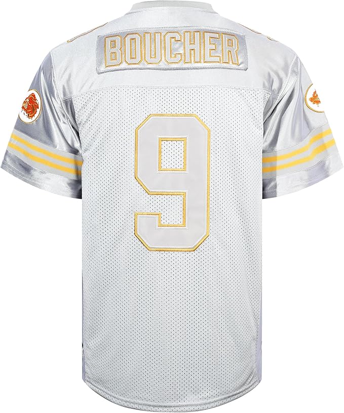 Phoneutrix Bobby Boucher #9 The Waterboy Adam Sandler Movie Mud Dogs Bourbon Bowl Football Jersey