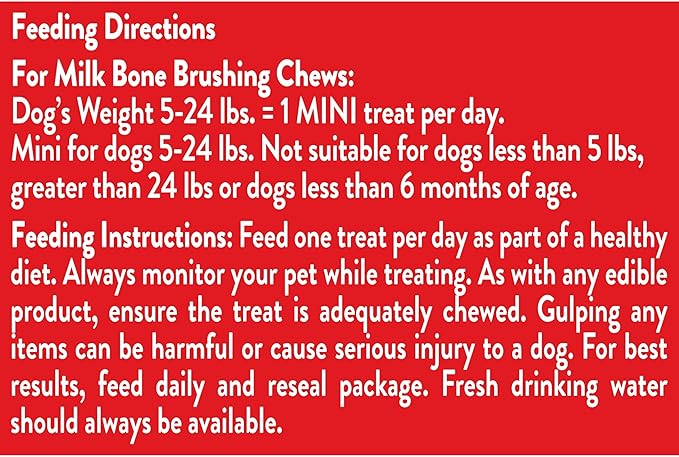 Milk-Bone Brushing Chews Original Chicken Flavor Daily Dental Dog Treats, Mini, 18.9 Oz. Bag