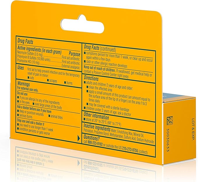 Neosporin + Pain Relief Dual Action Cream, .5 Oz