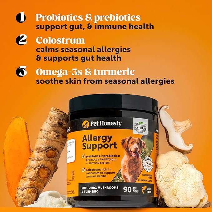 Senior Joint & Allergy Support – Advanced Hip & Joint Supplement + Seasonal Support with Probiotics and Immune-Boosting Ingredients