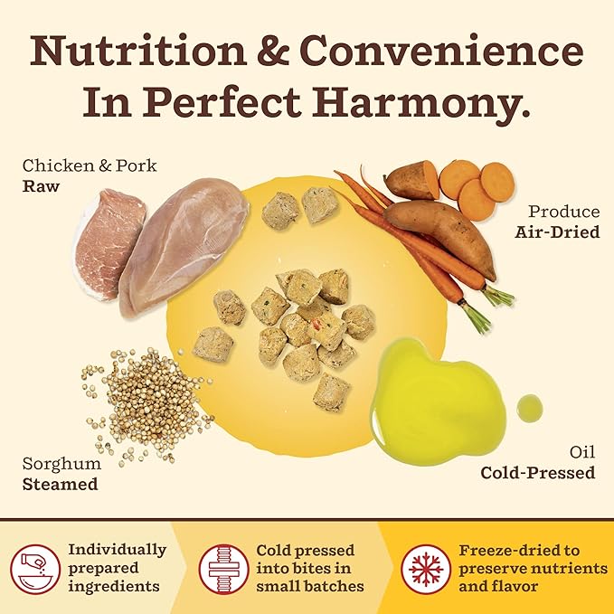 Primal Kibble in The Raw, Freeze Dried Dog Food, Puppy Recipe, Scoop & Serve, Made with Raw Protein, Whole Ingredient Nutrition, Crafted in The USA, Dry Dog Food 9 lb Bag