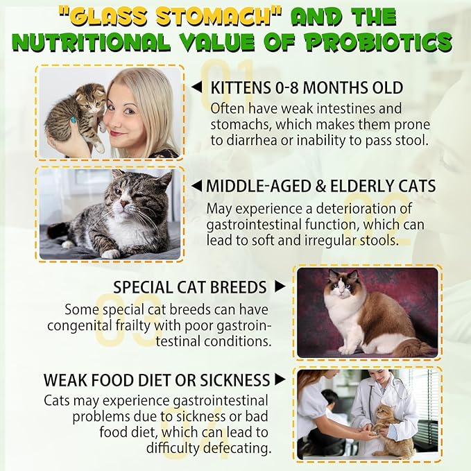 Cat Constipation Relief, Liquid Cat Laxative 60 ml, Stool Softener Pet Herbal Supplements, Promotes Digestive Health, Roast Chicken Flavour, 2 fl oz