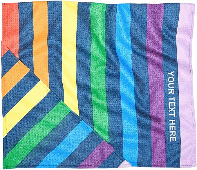 Dock & Bay Pet Towel - Super Absorbent & Quick Drying Dog Towels with Bag - 100% Recycled - Pups with Pride, Medium (90x50cm, 35x19)
