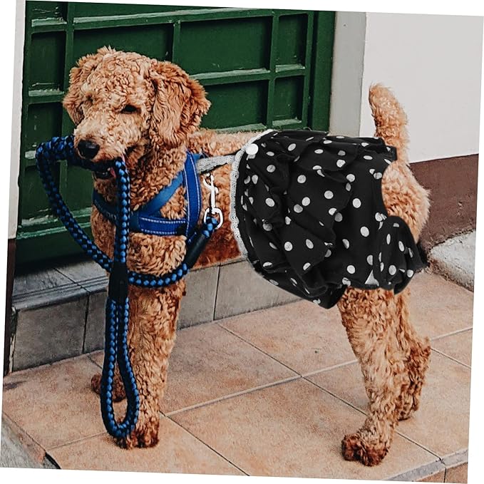 Premium Cotton Dog Diaper Pant for Female Dogs in Heat Absorbent Puppy Nappies Preventing Mating and Incontinence Washable Pet Accessory for Clean Floors and