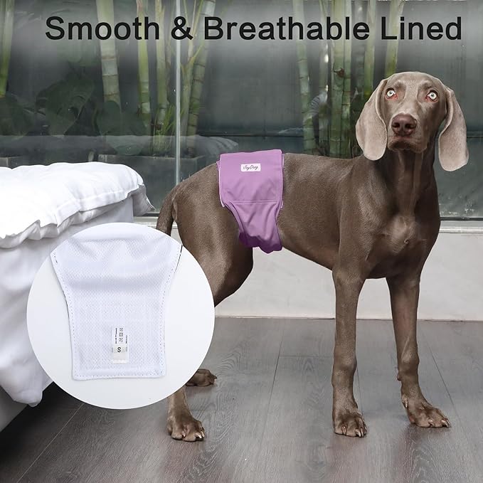Reusable Dog Belly Bands for Male Dogs Diapers,5 Pack Premium Washable Dog Diapers Male Doggie Nappies Wrap,XXL