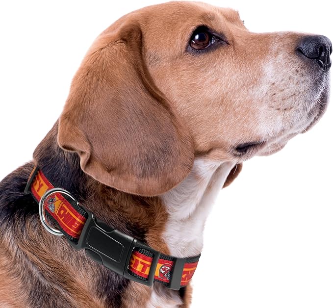 Pets First NFL Kansas City Chiefs Pet Collar, Small, Model:KCC-3036-SM