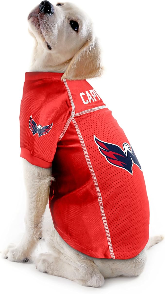 Littlearth NHL Detroit Red Wings Basic Pet Jersey, Team Color