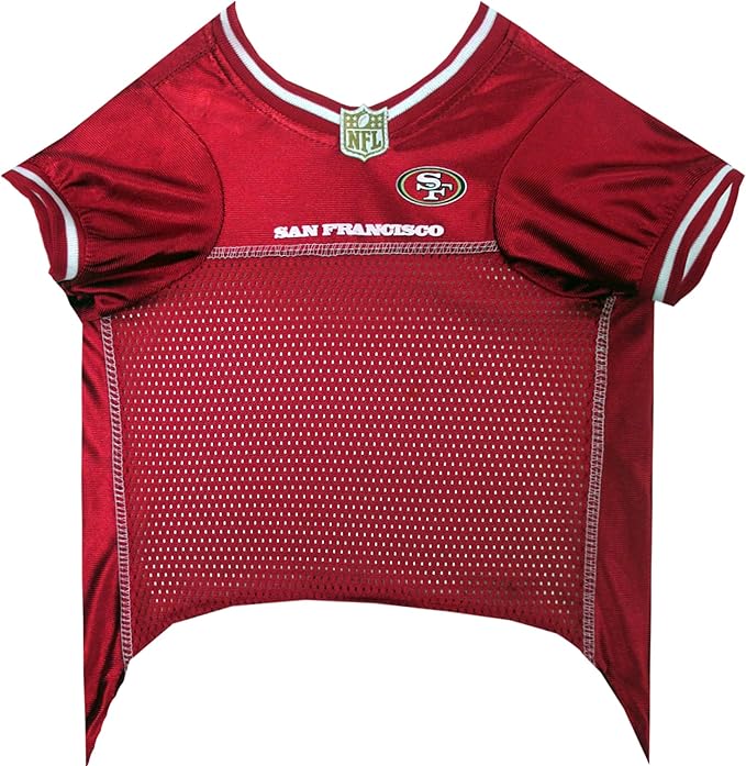 NFL San Francisco 49ers Dog Jersey, Size: XX-Large - Best Football Costume for Dogs & Cats - Licensed Shirt