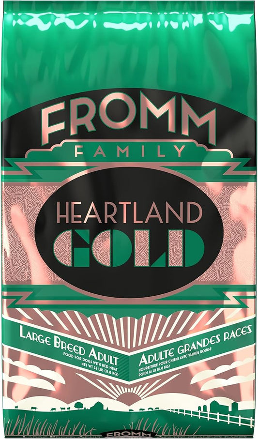 Fromm Heartland Gold Large Breed Adult Dog Food - Dry Dog Food for Large & Giant Breeds - Beef Recipe - 26 lb