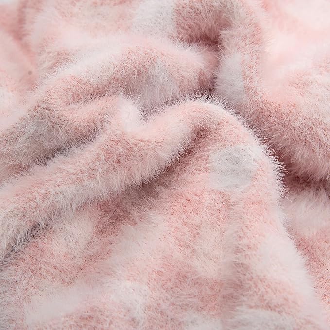 Dog Sweater, Sweaters for Small Dogs, Warm Soft Pet Clothes for Puppy, Medium Large Cat, Dogs Girl or Boy, Dog Shirt for Winter Christmas (Pink, Large)
