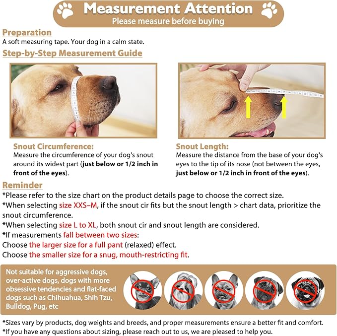 Mayerzon Dog Muzzle, Soft Mesh Muzzles for Large Medium Small Breed Labrador Retriever Husky Beagle Poodle, Adjustable Dog Mouth Guard for Scavenging Licking Grooming, with Matching Collar(XL, Brown)