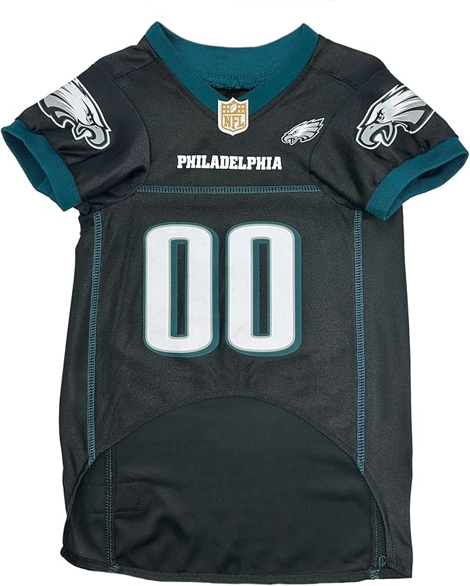 NFL Philadelphia Eagles Color Rush Dog Jersey, Size: X-Small. Color Rush Jersey, Cool and Sporty Dog Shirt, Best Football Jersey Costume for Dogs & Cats. Licensed Jersey Shirt