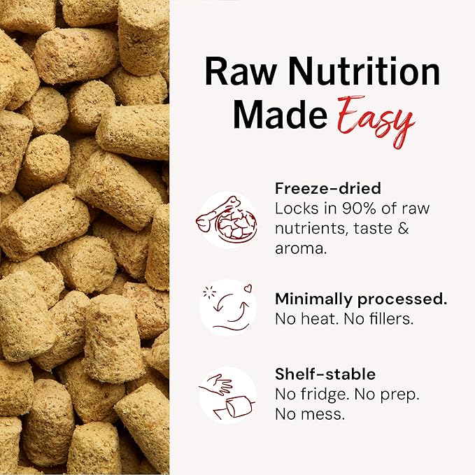 Stella & Chewy's Freeze-Dried Raw Chicken Meal Mixers- Dog Food Topper and Mixer - Made with 95% Cage-Free Chicken, Organs & Bone - Perfect for Picky Eaters - Grain-Free - 35oz
