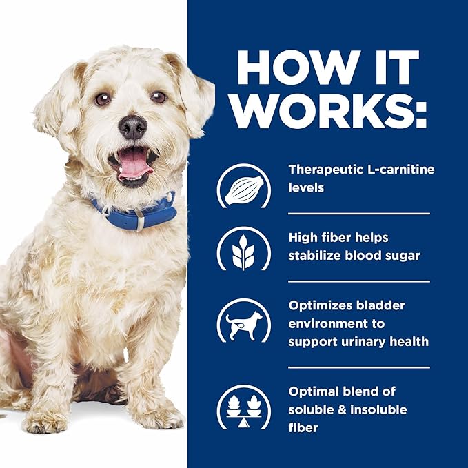 Hill's Prescription Diet w/d Multi-Benefit Digestive/Weight/Glucose/Urinary Management Wet Dog Food, Vegetable & Chicken Stew, 12.5 oz. Cans, 12-Pack