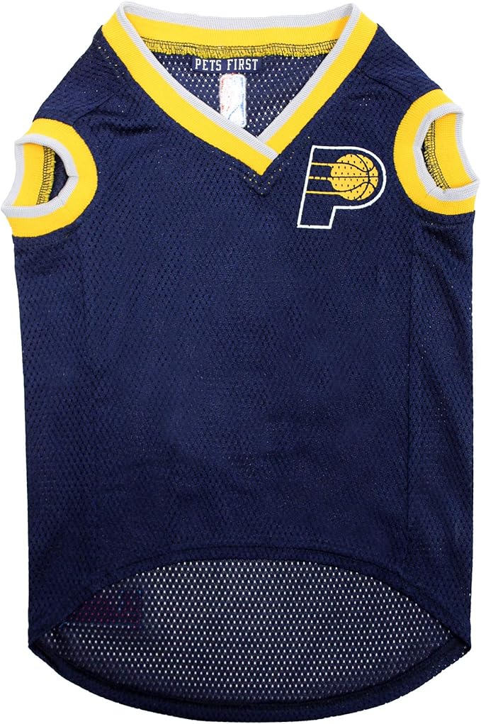 Pets First NBA INDIANA PACERS DOG Jersey, Large - Tank Top Basketball Pet Jersey