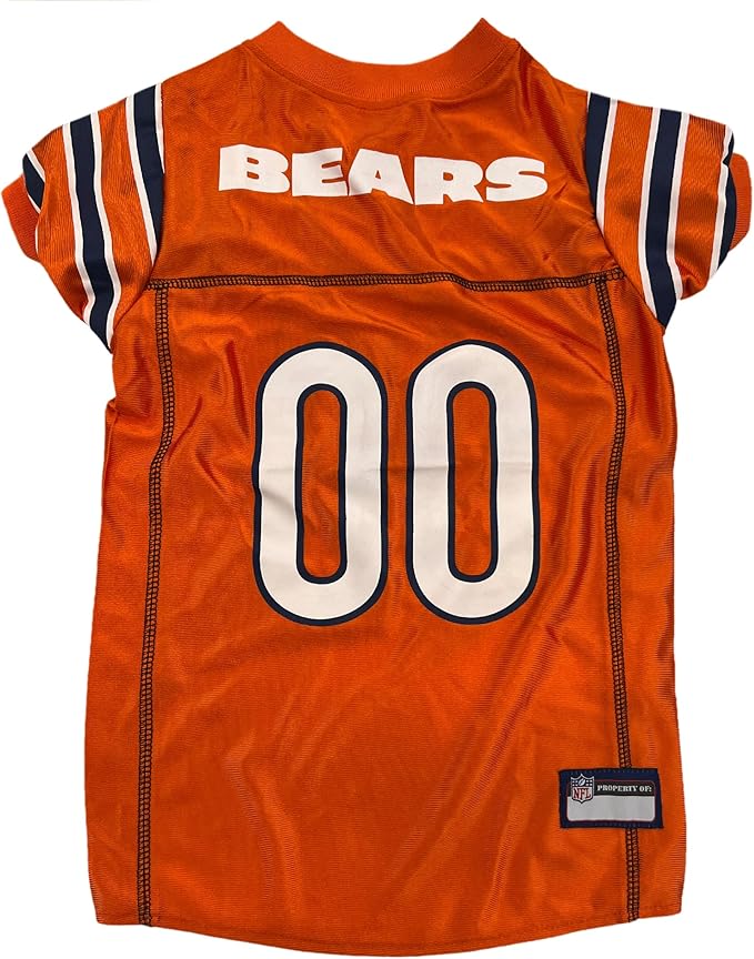 NFL Chicago Bears Color Rush Dog Jersey, Size: Small. Cool and Sporty Dog Shirt, Best Football Jersey Costume for Dogs