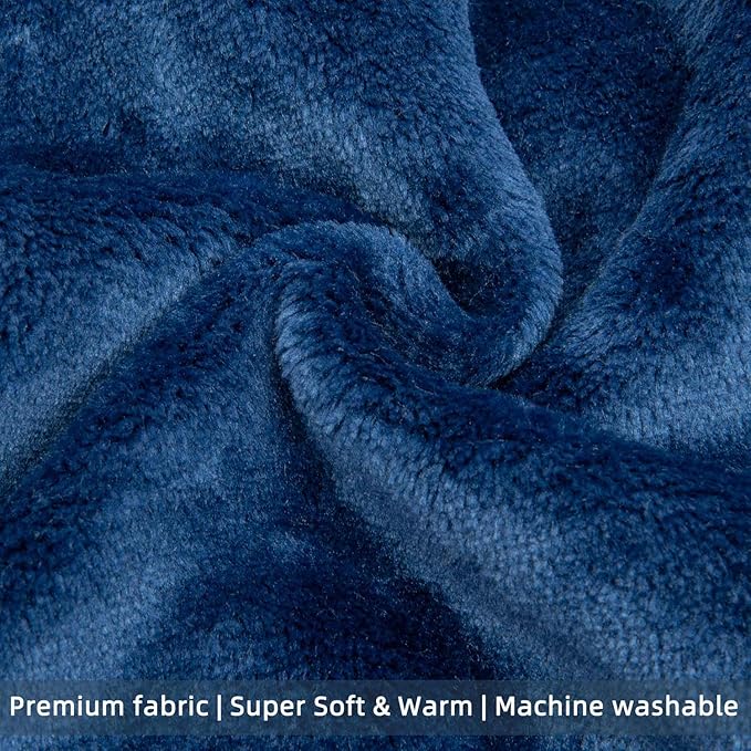 FabriCastle Dog Hoodie Sweater for Small Dogs Boy and Girl, Dog Clothes XS XXS Puppy Sweatshirt, Pet Outfit, Cat Clothing Super Soft Warm Snap On Closure (Navy, X-Small)