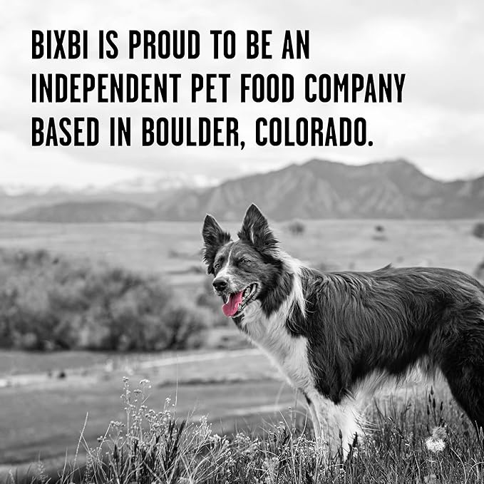BIXBI Liberty Freeze-Dried Dog Food Topper & Treats, Beef – 98% Meat & Organs, No Refrigeration – USA Made, 12 oz