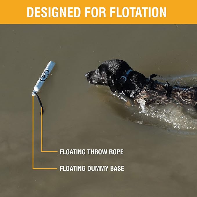 Browning Pet Hunting Durable Vinyl and Canvas Training Dummy, Fetch and Retrieve Dummy