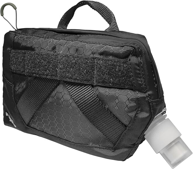 Kurgo RSG Hydration Flask - Dog Outdoor Hydration Kit - BPA Free Water Bladder - MOLLE Compatible Pouch - Portable Water Storage - Washable Dog Gear Pouch