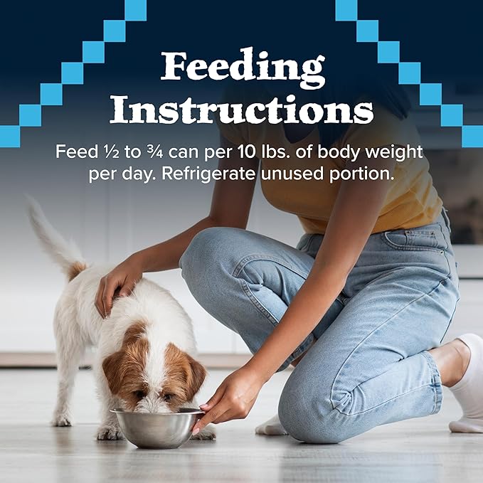 Blue Buffalo Wilderness Natural High Protein Wet Food for Senior Dogs,Turkey & Chicken,12.5-oz Cans,(Pack of 24)