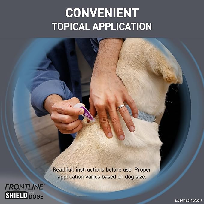 FRONTLINE Shield Flea & Tick Treatment for X-Small Dogs 5-10 lbs., Count of 6