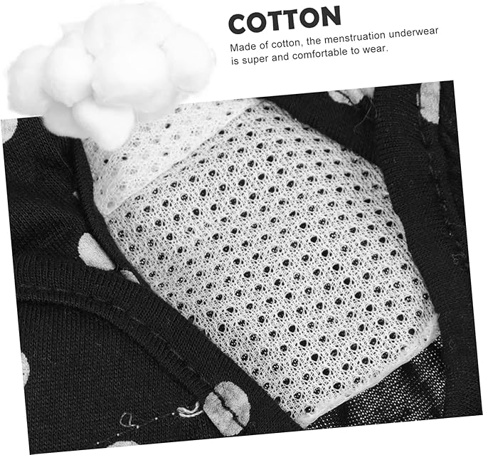 1pc Pet Diaper Suspenders Dots Printing for Female Dogs Breathable Pants Prevents Mating During Heat