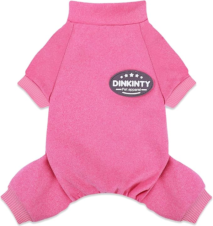 Chihuahua Sweater Winter Dog Pajamas Dog Sweater for Small Dogs Girl Boy Warm Soft Puppy Pjs Stretchy Jumpsuit Doggie Pet Clothes Outfits XXS~L (Rose, X-Small)