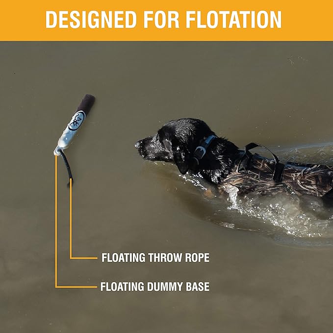 Browning Pet Hunting Durable Vinyl and Canvas Training Dummy, Fetch and Retrieve Dummy