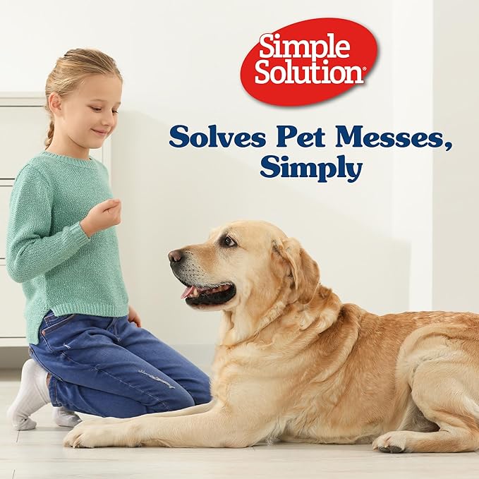 Simple Solution True Fit Disposable Dog Diapers for Female Dogs - Super Absorbent with Wetness Indicator - L/XL (Waist 18-27in) - 30 Count (Pack of 2)