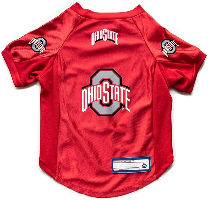 Littlearth NCAA Penn State Nittany Lions Stretch Pet Jersey, Team Color, Medium