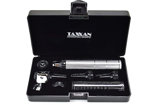 Otoscope ENT Diagnostic Set with Metal Adapter to USE Standard Disposable Speculum