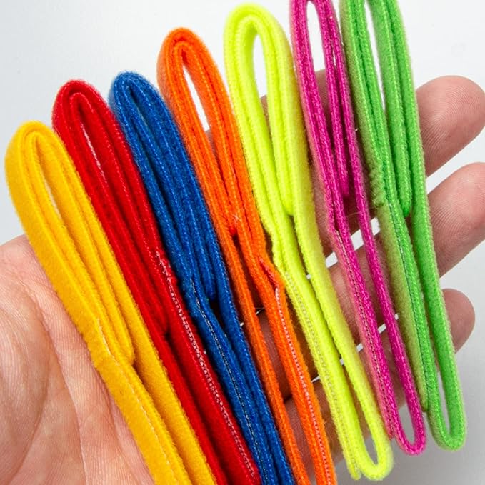 Double-Sided Fluff Puppy ID Collars - 15 Colors Adjustable Whelping Bands for Newborn Dogs and Cats