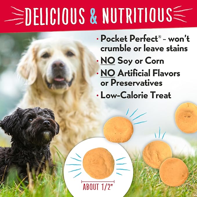 Charlee Bear Dog Training Treats for Small, Medium, or Large Pups, Crunchy Low Cal Dog Snack for Puppy Training, Made in USA (Chicken Soup & Garden Veggie) 16oz, 2 Pack