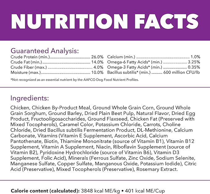 IAMS Advanced Health Dry Dog Food Healthy Digestion, Adult Dog Food with Real Chicken Recipe, 6 lb. Bag