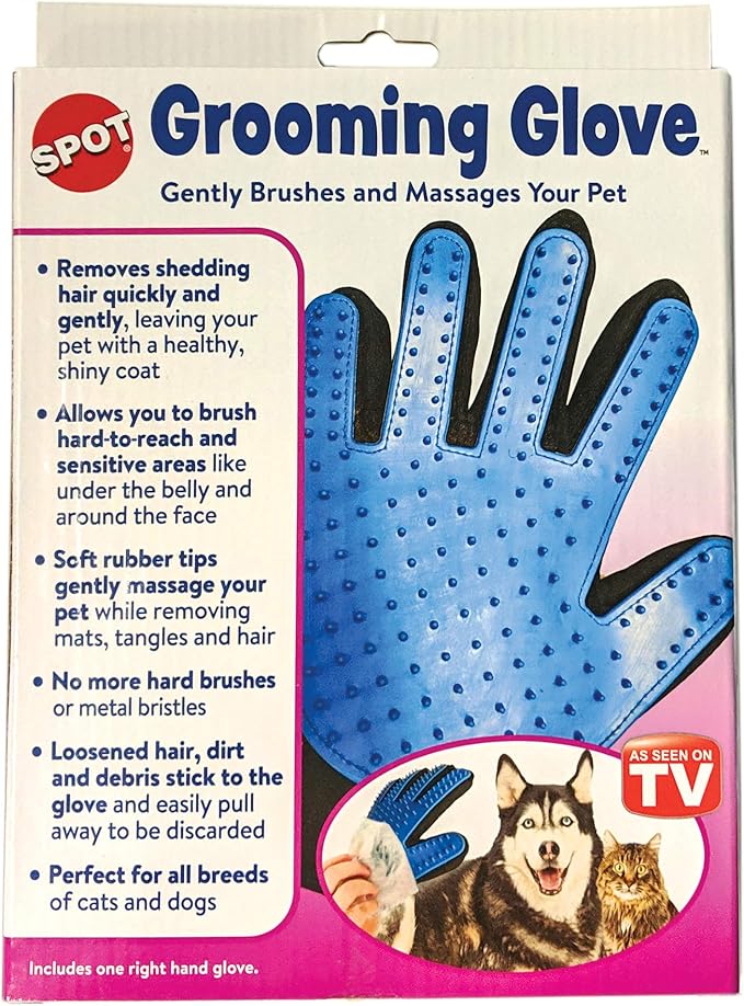 SPOT Grooming & Shedding Glove 9"