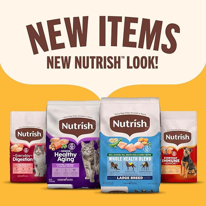 Nutrish Real Beef & Veggies Recipe Whole Health Blend Chunks in Gravy Wet Dog Food, 13 oz. Can, 12 Count, Packaging May Vary (Rachael Ray)