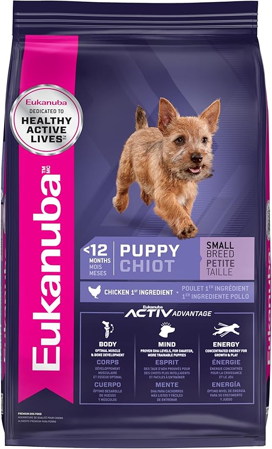 Eukanuba Puppy Small Breed Dry Dog Food, 28 lb Bag
