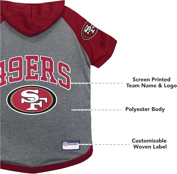 San Francisco 49ers Hoodie Tee Shirt