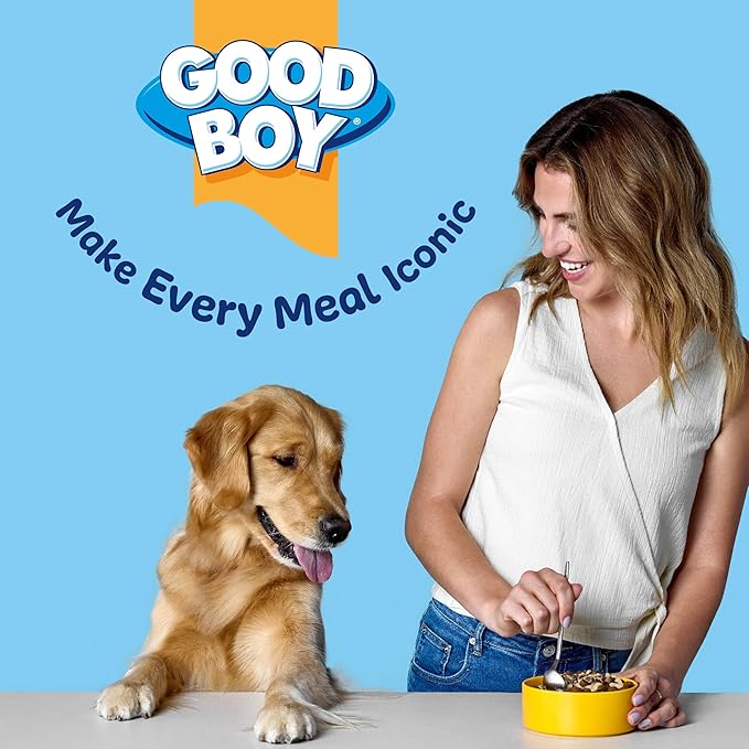 GOOD BOY Ocean Medley Protein Purees Dog Food Mixers for All Adult Dogs, 10 Count, Easy Single-Serve Triple Flavor Topper Treats with Salmon, Tuna and Krill (Pack of 2)