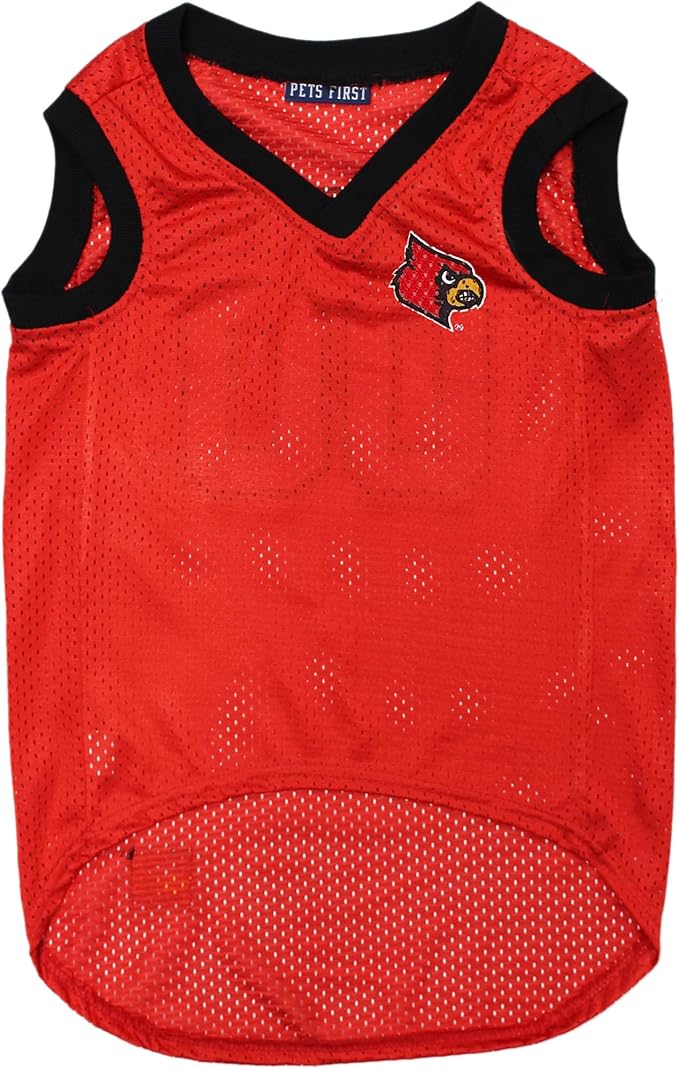 NCAA Basketball Pet Jersey LOUISVILLE CARDINALS Dog Jersey, Large