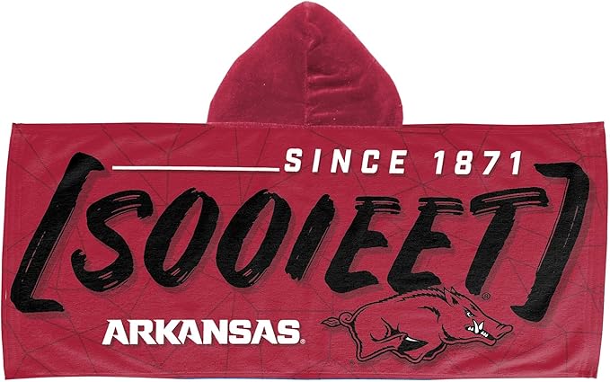 Northwest NCAA Unisex-Adult Hooded Youth Beach Towel