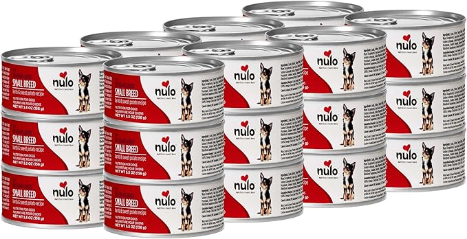 Nulo Small Breed Grain-Free Lamb & Sweet Potato Recipe Adult Wet Canned Dog Food 5.5 Ounce, 24 Cans